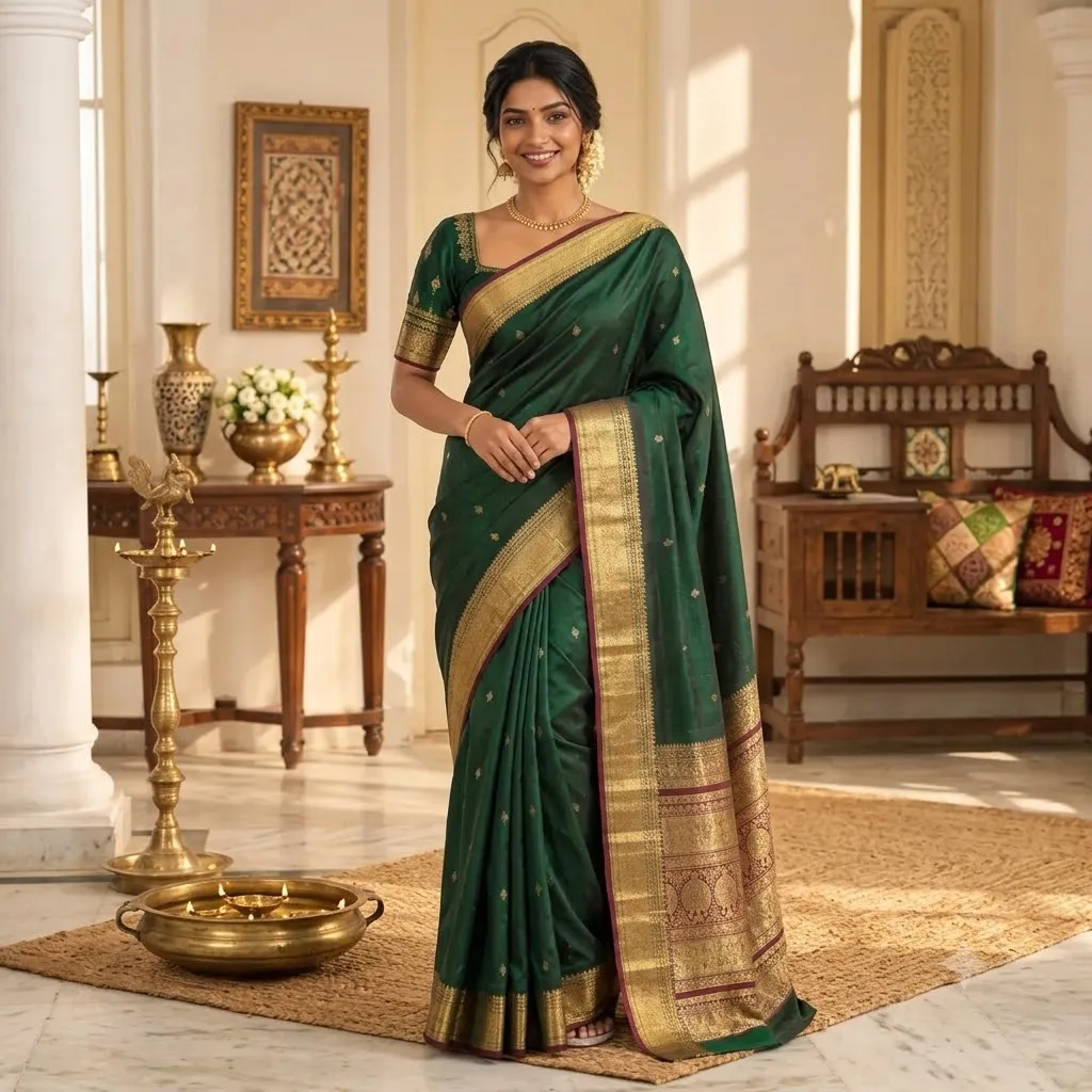 Mysore Silk saree Silk Saree – Tamirra Silks